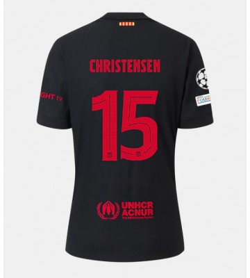 Barcelona Andreas Christensen #15 Udebanetrøje 2024-25 Kort ærmer